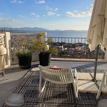 Superbe Terrasse Avec Vue Panoramique Sur La Mer 마르세유 외부 사진