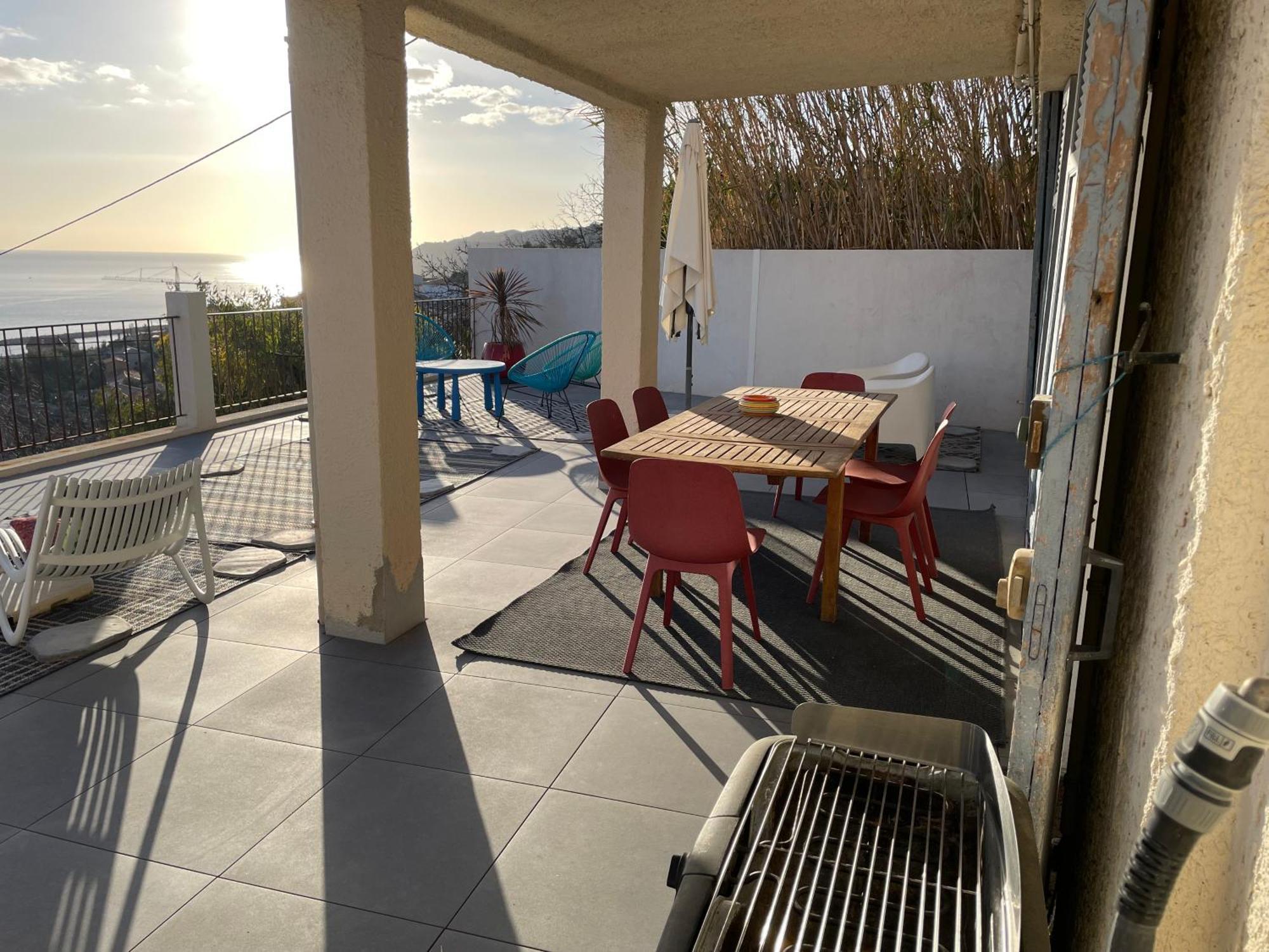 Superbe Terrasse Avec Vue Panoramique Sur La Mer 마르세유 외부 사진