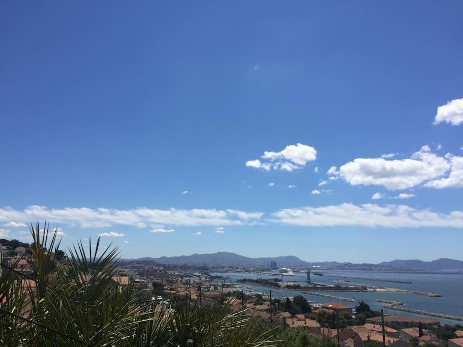 Superbe Terrasse Avec Vue Panoramique Sur La Mer 마르세유 외부 사진